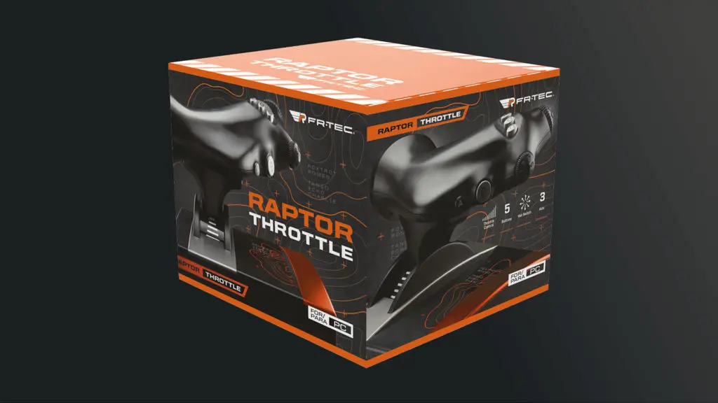 Raptor Range - Throttle packaging