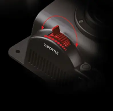 Throttle for engine power